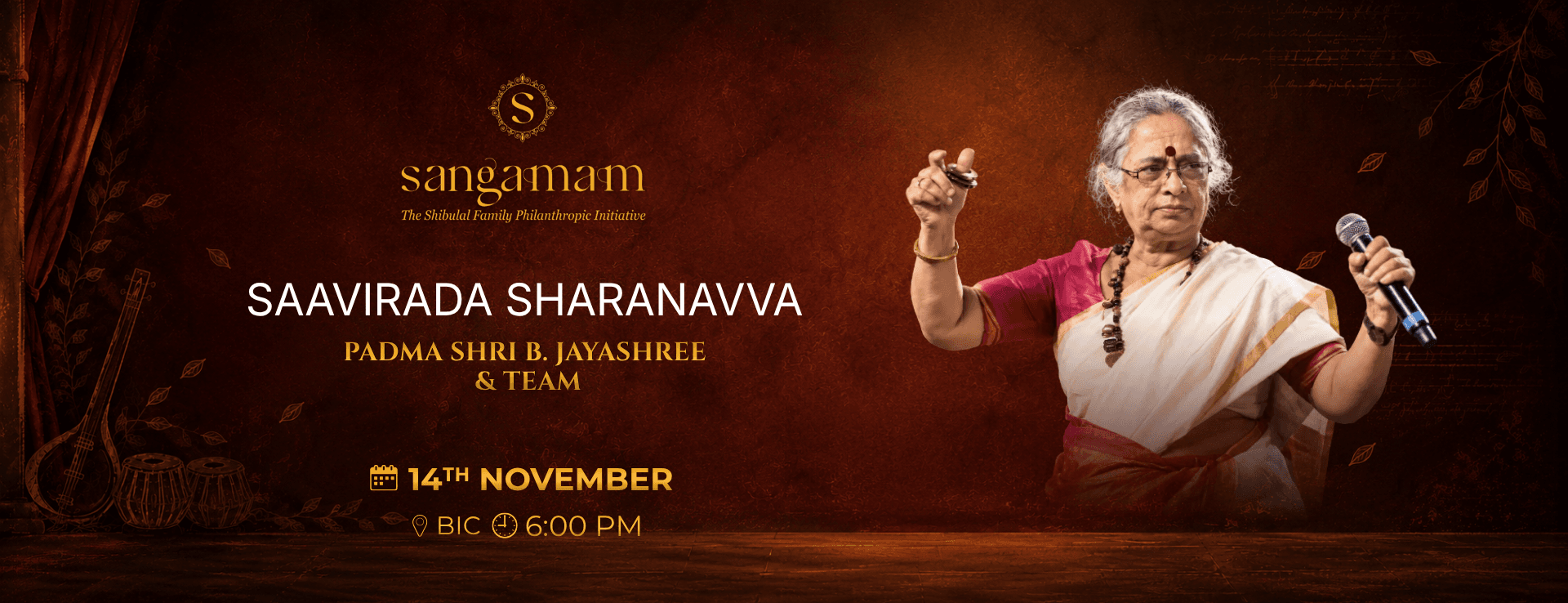 Sangamam Habba: Experience Saavirada Sharanavva with Padma Shri B. Jayashree
