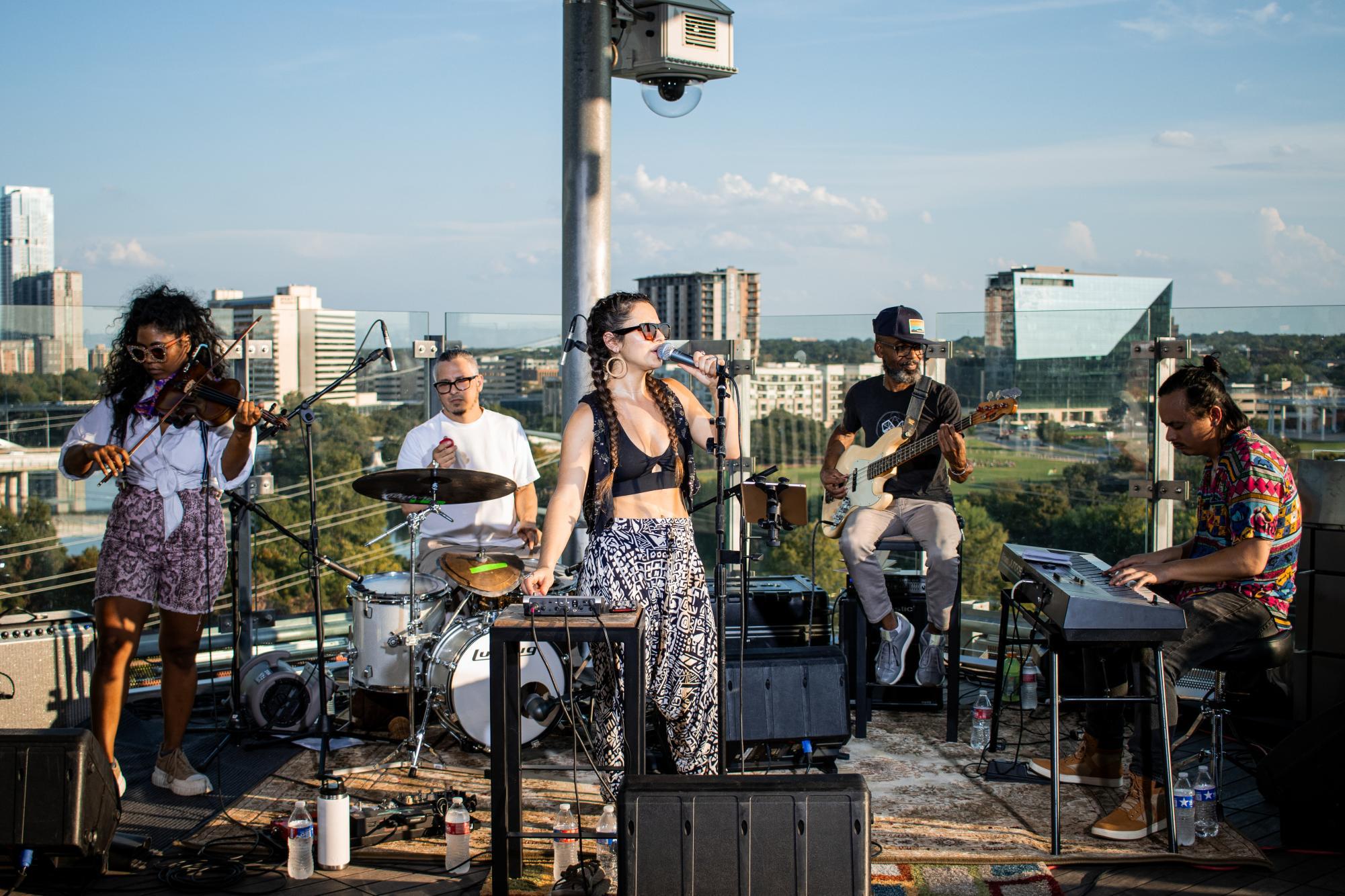 Live Band & Rooftop Music Night