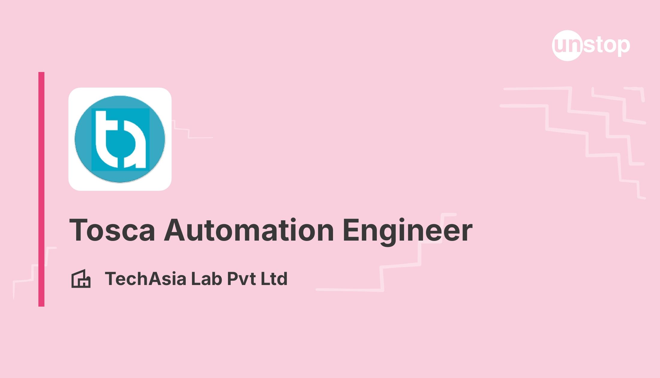 Tosca Automation Engineer Hiring Alert 2026 | Chennai / Pune