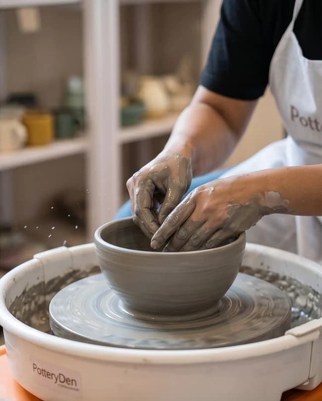 PotteryDen Studio: Wheel Pottery Workshop