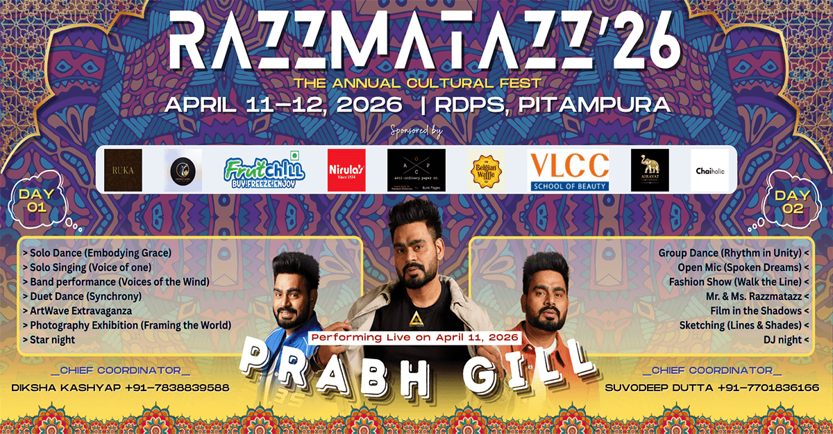 Razzmatazz 2026 – Delhi Cultural Fest