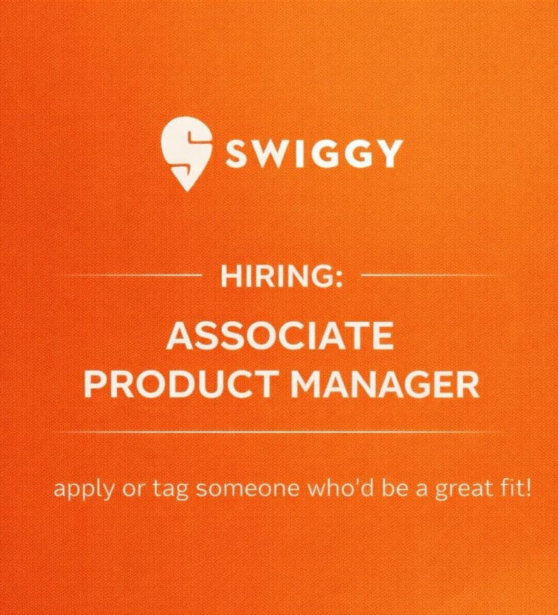 Product Marketing Manager Hiring – Growth Role at Swiggy