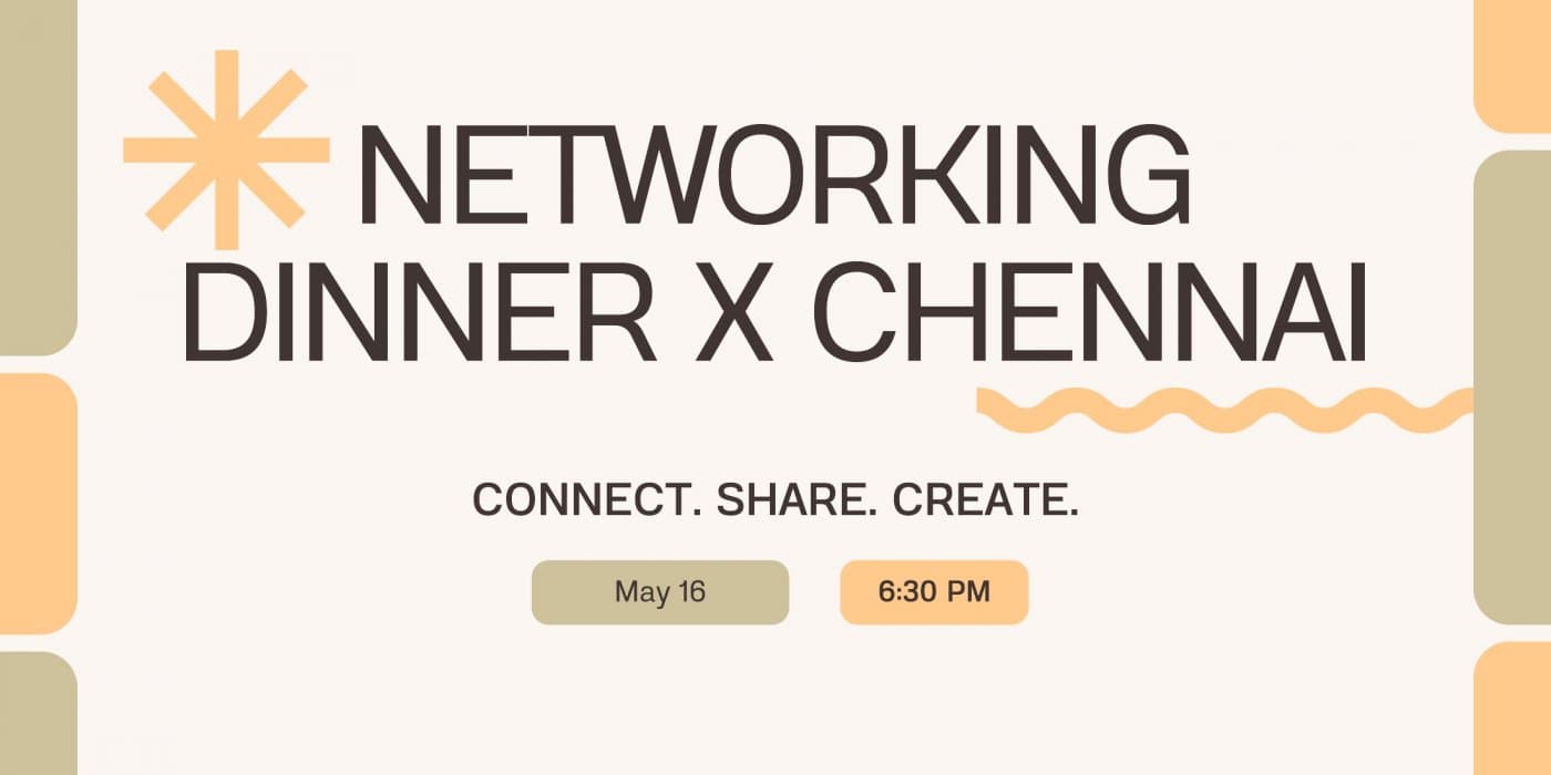 Networking Dinner X Chennai — Invite-Only Professional Meetup